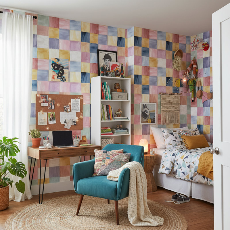 Décoration murale abstraite Patchwork