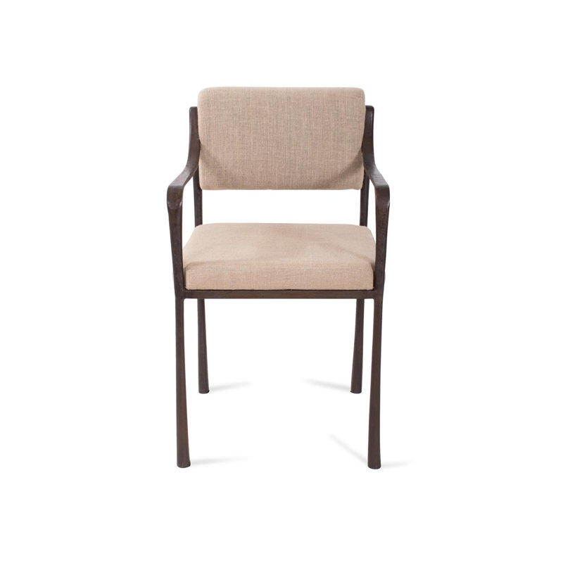 Chaise de salle à manger rembourrée Odile