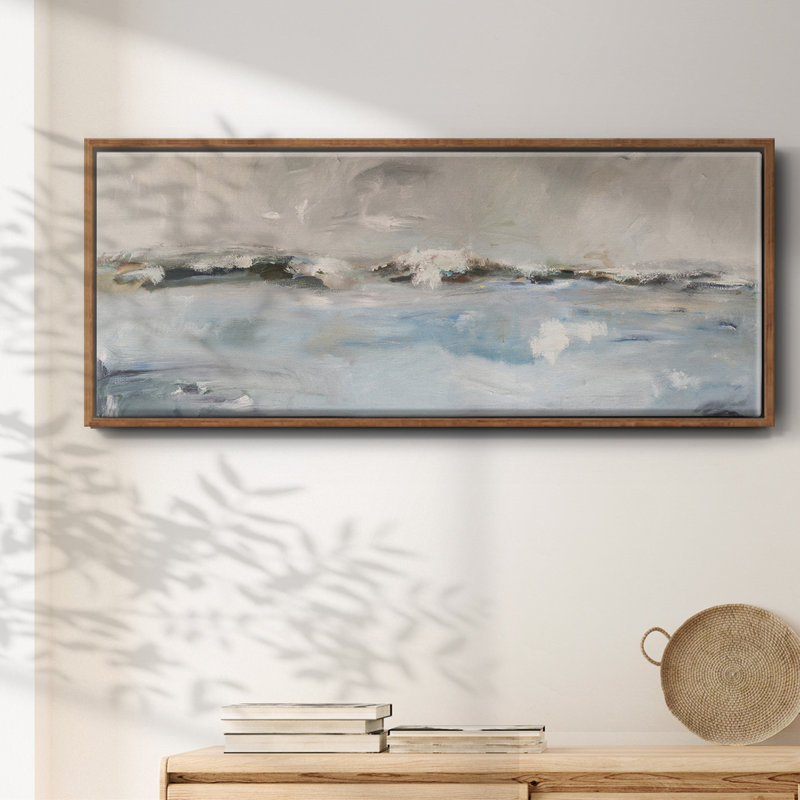 Surf Sans Turf- Framed Canvas, 8" H x 20" W
