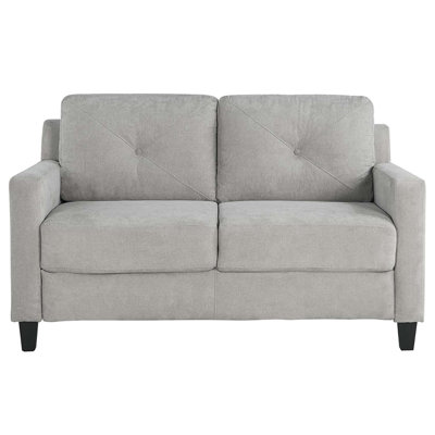 Horatio 58" Loveseat, Taupe Chenille