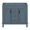 Meuble-lavabo 36 po sans lavabo supérieur, armoire seulement, armoire de rangement moderne avec 2 portes à fermeture douce et 2 tiroirs
