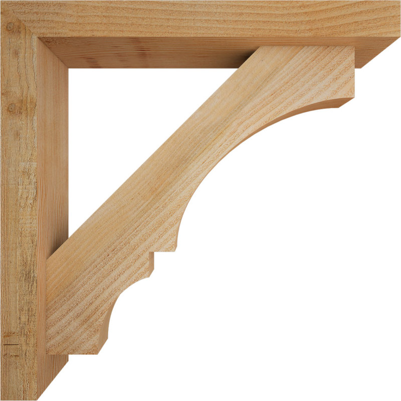 Support de bloc Balboa avec entretoise décalée, 22 X 22, Sapin Douglas de l 4 po (scié brut)