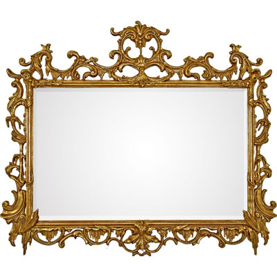 Lady Marlowe Wood Flat Wall Mirror