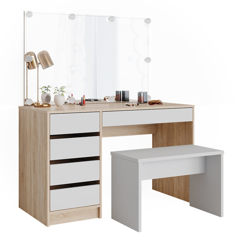 Janmarie Dressing Table with Mirror