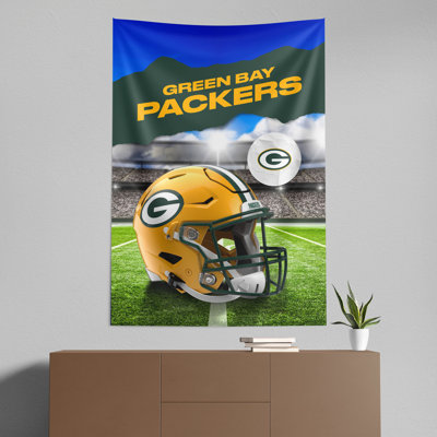 Tapisserie murale 40 x 57 pouces Green Bay Packers NFL Midfield