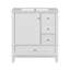Meuble-lavabo de 30 po avec lavabo en céramique Gytha