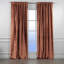 Rideau simple extra long et extra large en velours brillant de luxe-71241496-71241523