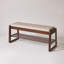 Banc de rangement en bois pour chaussures avec siège en cuir végétalien et plateau relevable-888562018