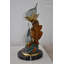 Statue bronze deux poissons Nicolai nageant dans l'océan, taille: 13 po x 19 po x H 25 po
