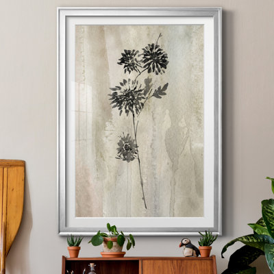 " Sumi-E Silhouette IV " Painting Print