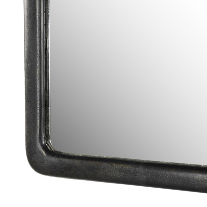 Patz Mantel Mirror, Black Antique