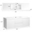 Meuble-lavabo simple 59,1 po avec comptoir et deux tiroirs, ensemble de meuble-lavabo mural flottant (robinet non inclus), entièrement assemblé-333945384-333945390