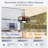 19" Outdoor Ceiling Fan with Light and Remote,IP44 Waterproof Design, 3-Color-Temp LED-1819833794-1819833821