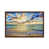 Classic Brown Wood Floater Framed