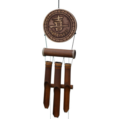 Carillon en bambou Serenity "Happiness"