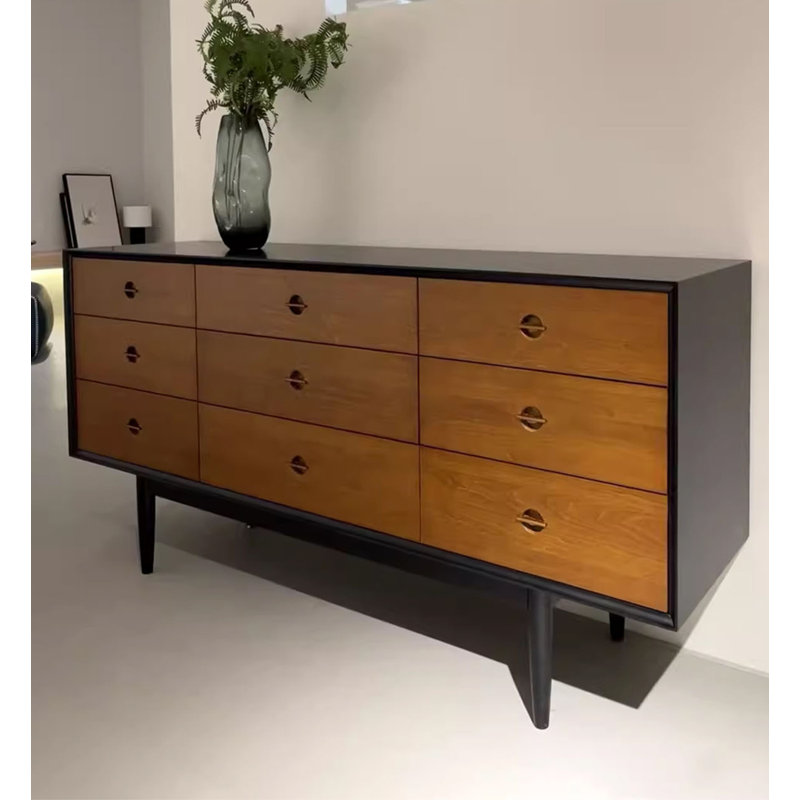 Commode d'appoint de luxe rétro grande capacité