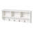 4 - Hook Wall Mounted Coat Rack with Shelves-1482992770