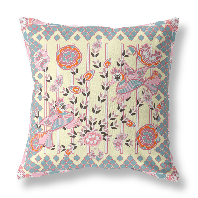 Housse et insert de coussin décoratif en polyester pour l'intérieur et l'extérieur, 20 po x 20 po