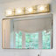 Éclairage pour salle de bain classique à DEL en verre à arc 3 lumières or 22,05 po Classical-1565212366-1565212367