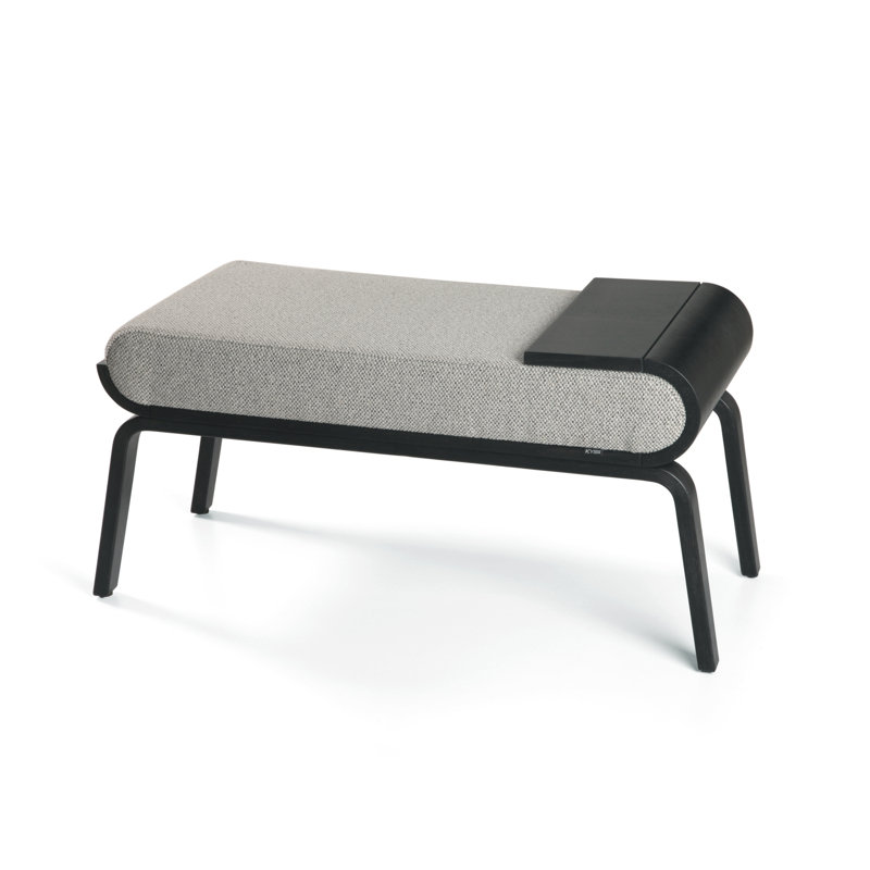 So Cotton Bench, Transparent Black
