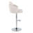 Dahlia Contemporary Adjustable Barstool In Metal With Metal Accent And Round Metal Footrest By Lumisource - Set Of 2-114850896-114850894