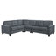 Canapé modulaire rembourré 4 pièces Ashland-1161575801
