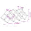 Tabletop Wine Bottle Rack Black