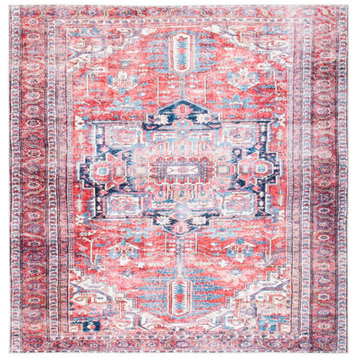 Adele Oriental Red/Navy Area Rug