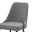 Chaise d'appoint en tissu gris Karneisha