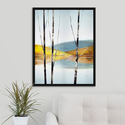 « calme eaux vi », peinture sur toile