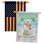 Drapeau de maison à 2 côtés en polyester / mélange de polyester 40 x 28 po
