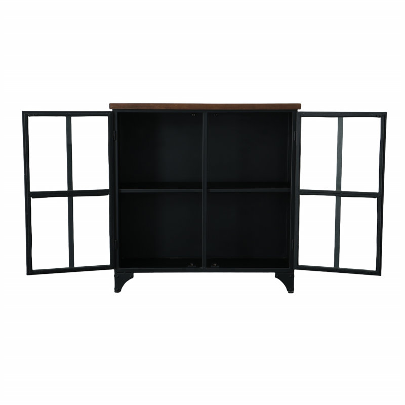 Buffet en bois massif de manguier de 40 po de largeur Gabriela