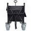 Chariot pliant multifonctionnel à pousser et à tirer avec poignée rotative, chariot utilitaire de plage robuste XL de 300 L avec pneus de sable de 9 po x 4 po-136449099