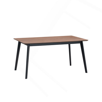 Table de salle à manger en noyer noir et finition
