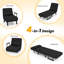 Canapé-lit pliant convertible à 6 positions avec fauteuil et coussin-70273691