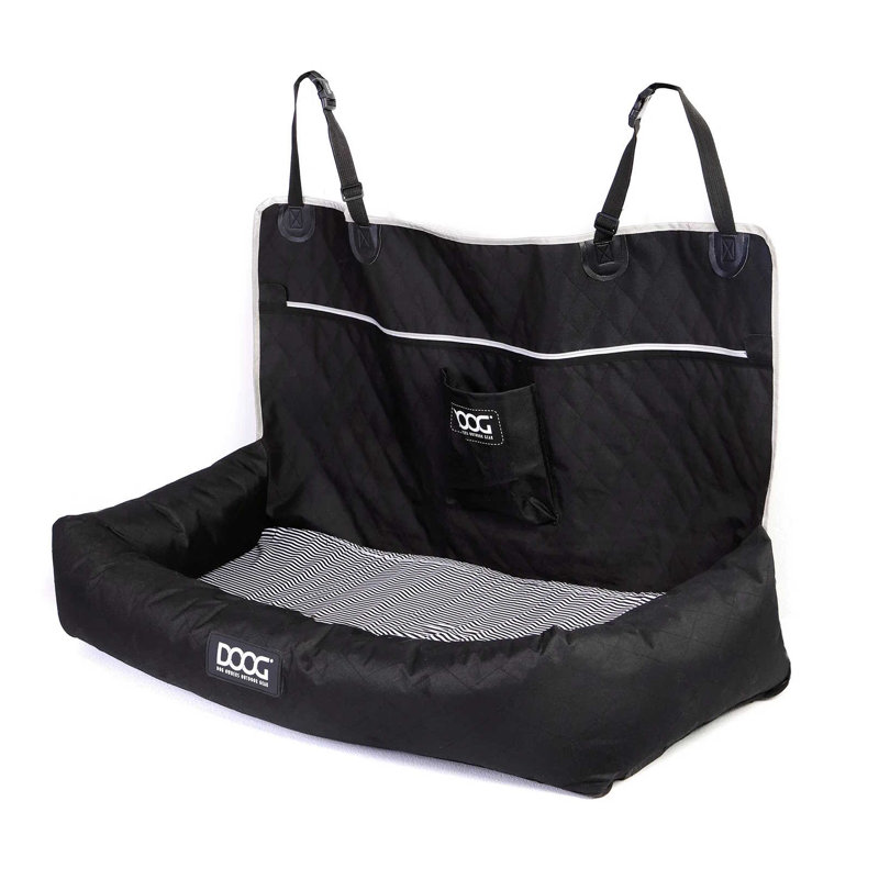 Grand siège d'auto pour enfant DOOG - noir, 39,5 po x 15,6 po