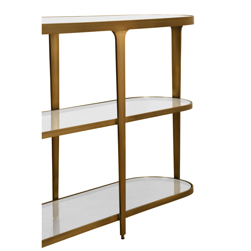 52'' W Glass Console Table