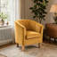 Velvet Upholstered 67m Occasional Accent Chair-765661288
