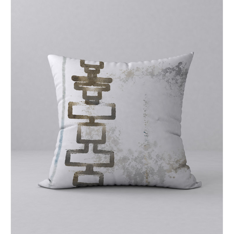Housse de coussin décorative carrée/insert vital, 24" X 24"