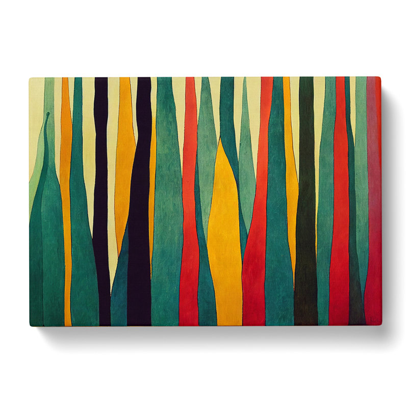 XXX-H1022-WF-8269X Staggering Abstract Tree Forest - Wrapped Canvas Painting, 40cm H x 60cm W x 3cm D