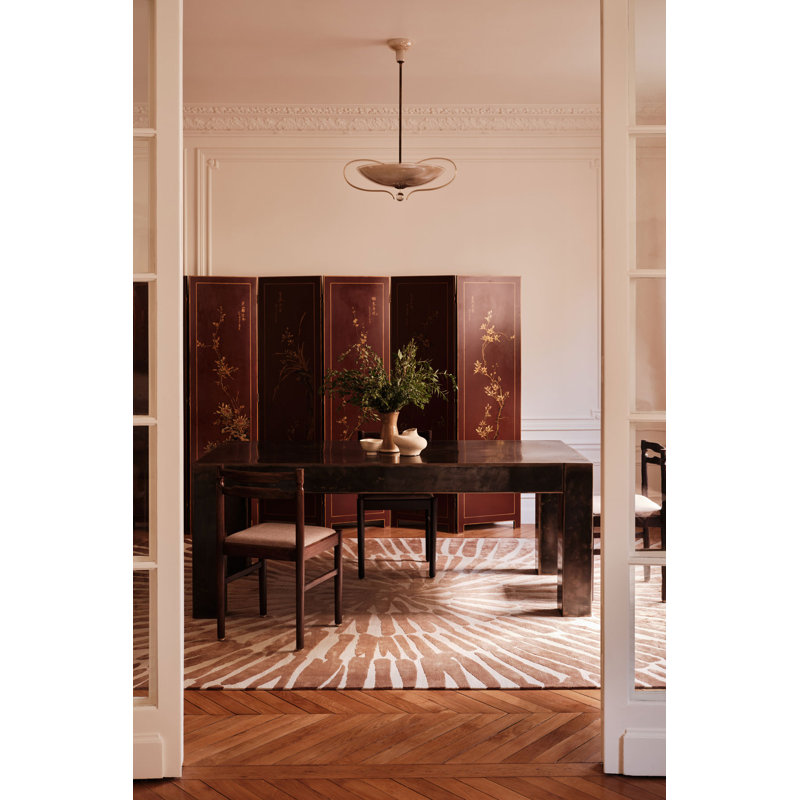The Rug Company X Winch Design Helia Rust Area Rug, Rectangle 9' x 12'