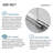 64" - 68" W x 76" H Single Sliding Frameless Shower Door-70047719