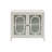 Ceara White Finish Console Cabinet
