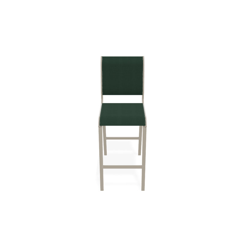 Tabouret de bar 29,5 po Holna, Vert forêt 22D Sunbrella® vert, Désert texturé