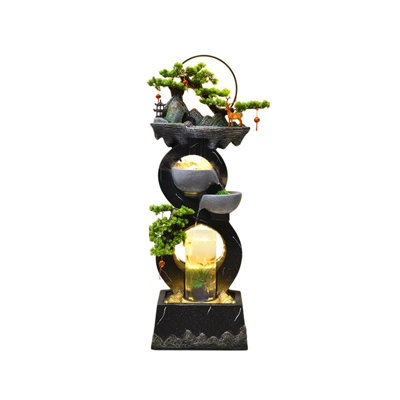 Acrylic+stone Freestanding Fish Tank