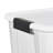 Sterilite Clear Plastic Stackable Storage Bin with White Latch Lid