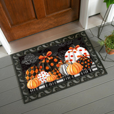 Tapis à motif de citrouilles élégant Sassafras Estate