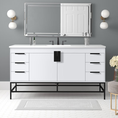 Ensemble de meuble-lavabo simple 60 po Eugene