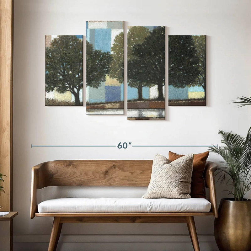 Avery Patchwork Grove, 32" H x 52" W
