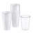 BPA-Free Deli Food Storage Containers with Lids, Microwave & Freezer Safe, 32 oz, 150 Count